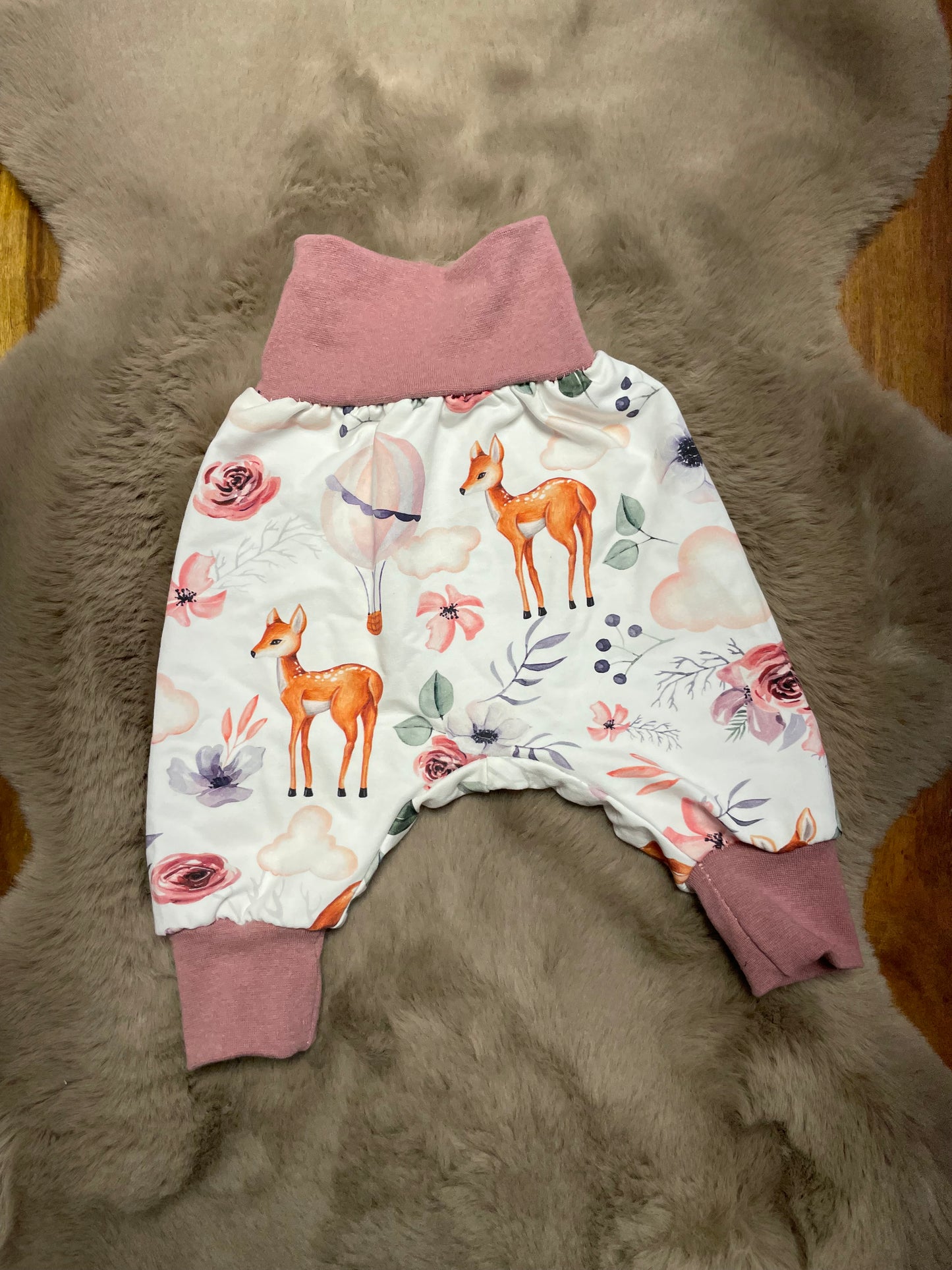 Größe: 62/68 Pumphose "Rehkitz"