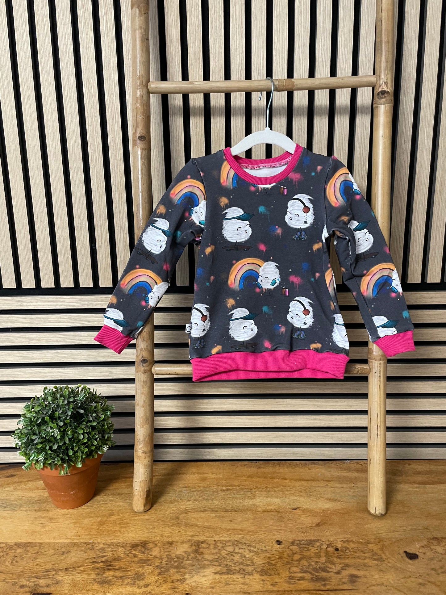 Größe: 86/92 Pulli "Zuckerwatte"