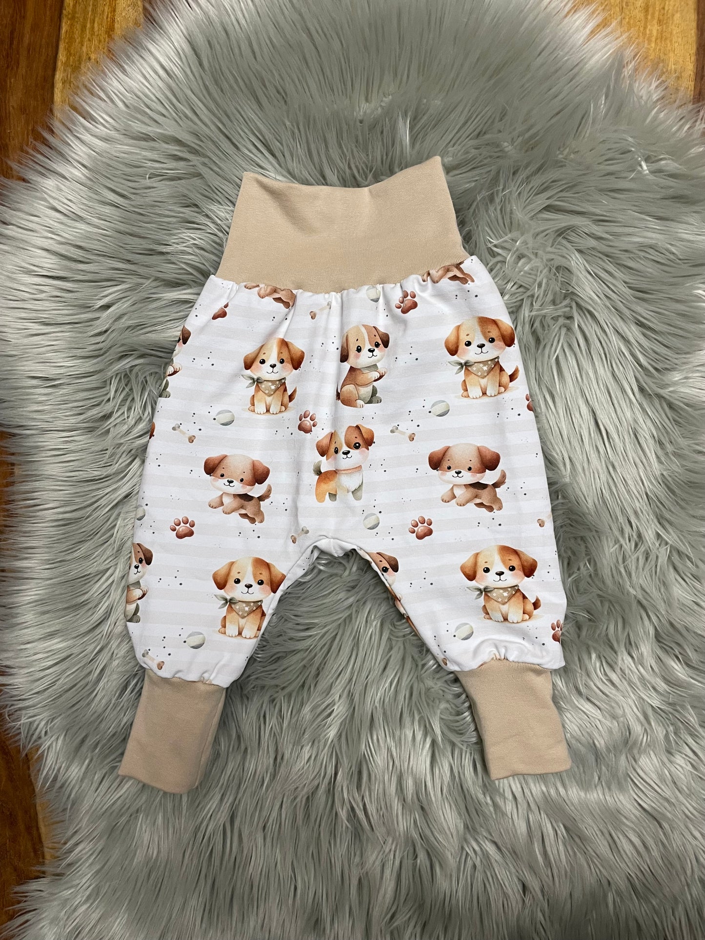 Größe: 74/80 Pumphose "Hunde"