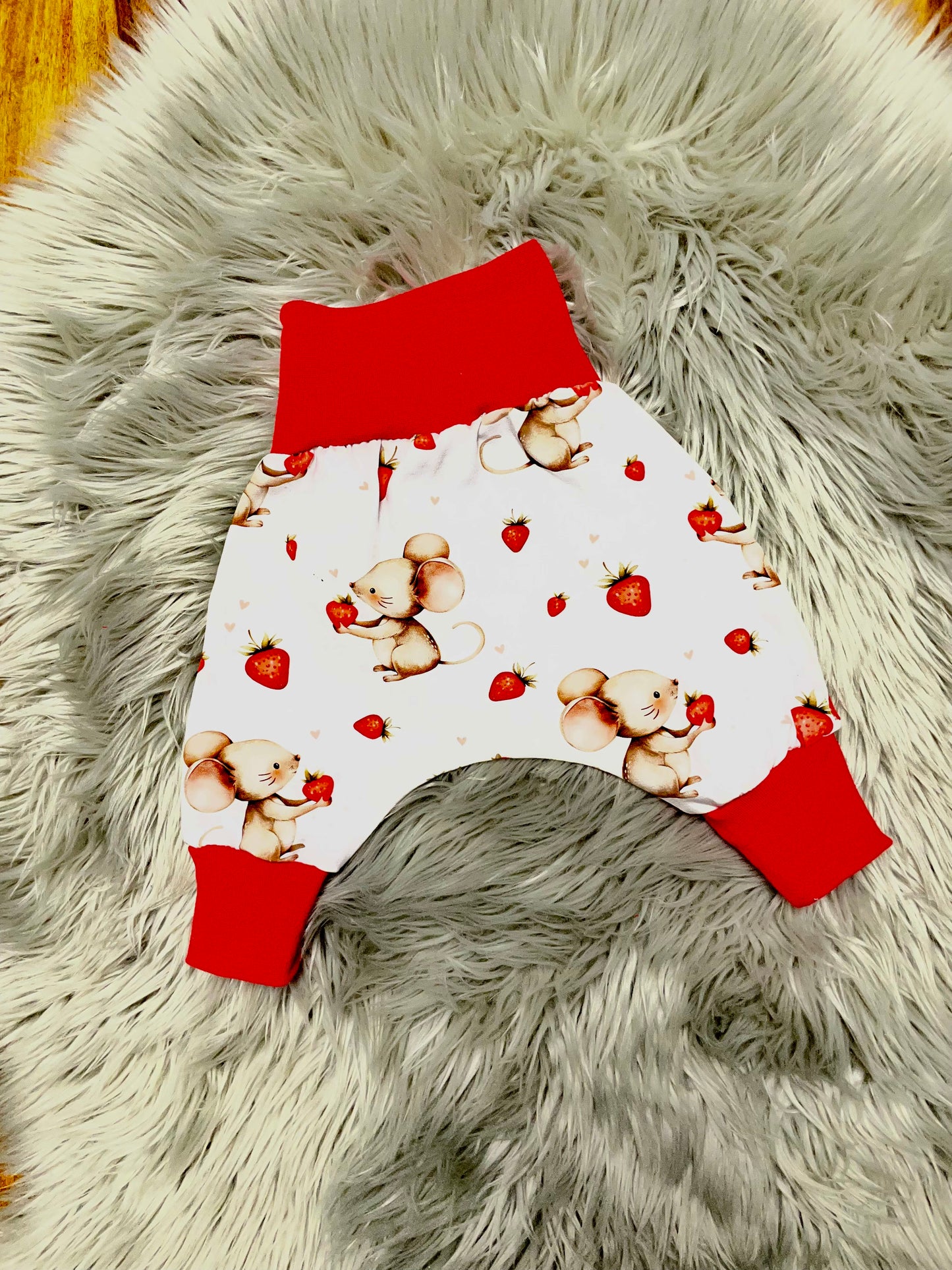 Größe: 56/62 Pumphose Maus