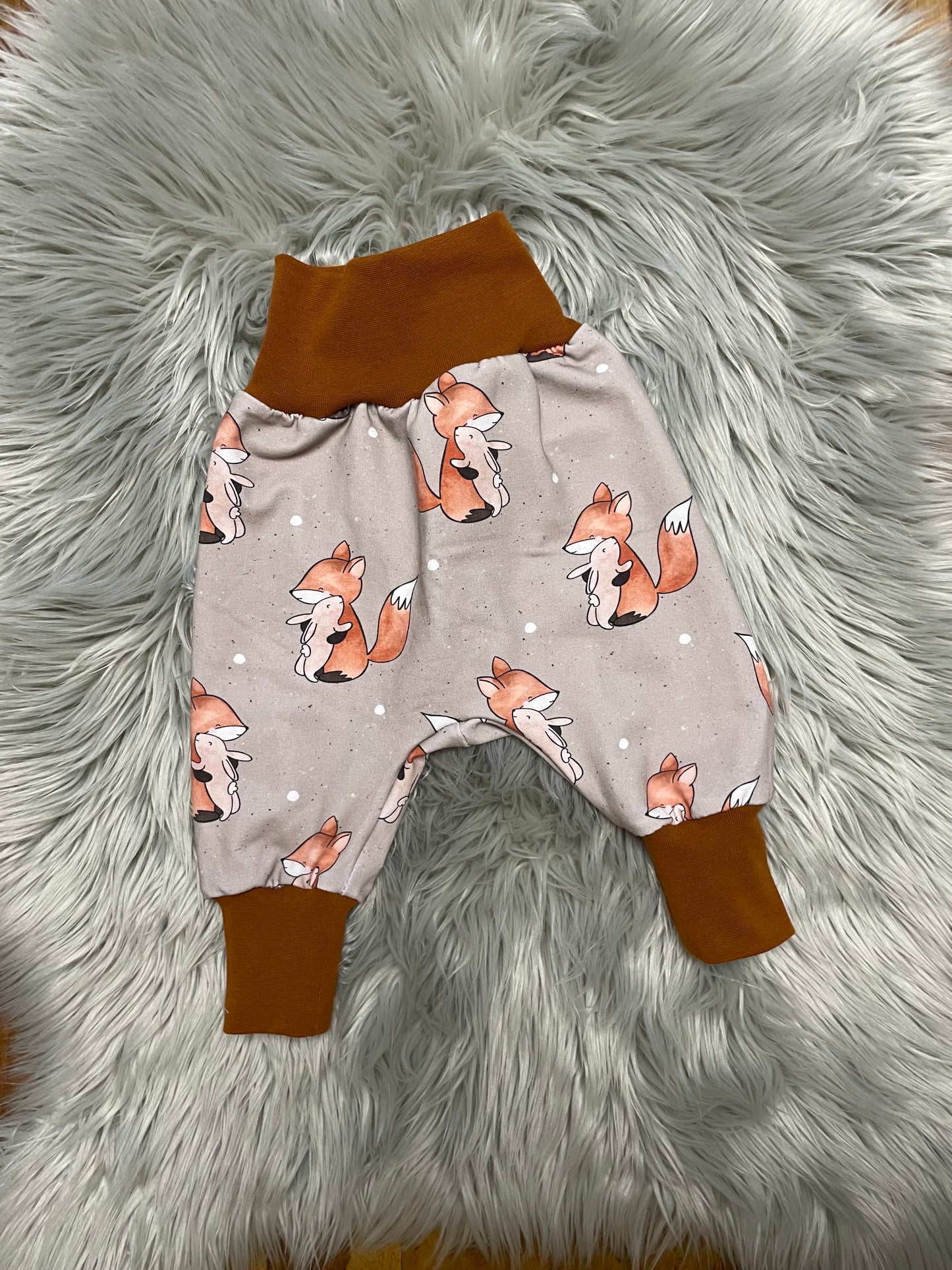 Größe: 62/68 Pumphose Fuchs und Hase