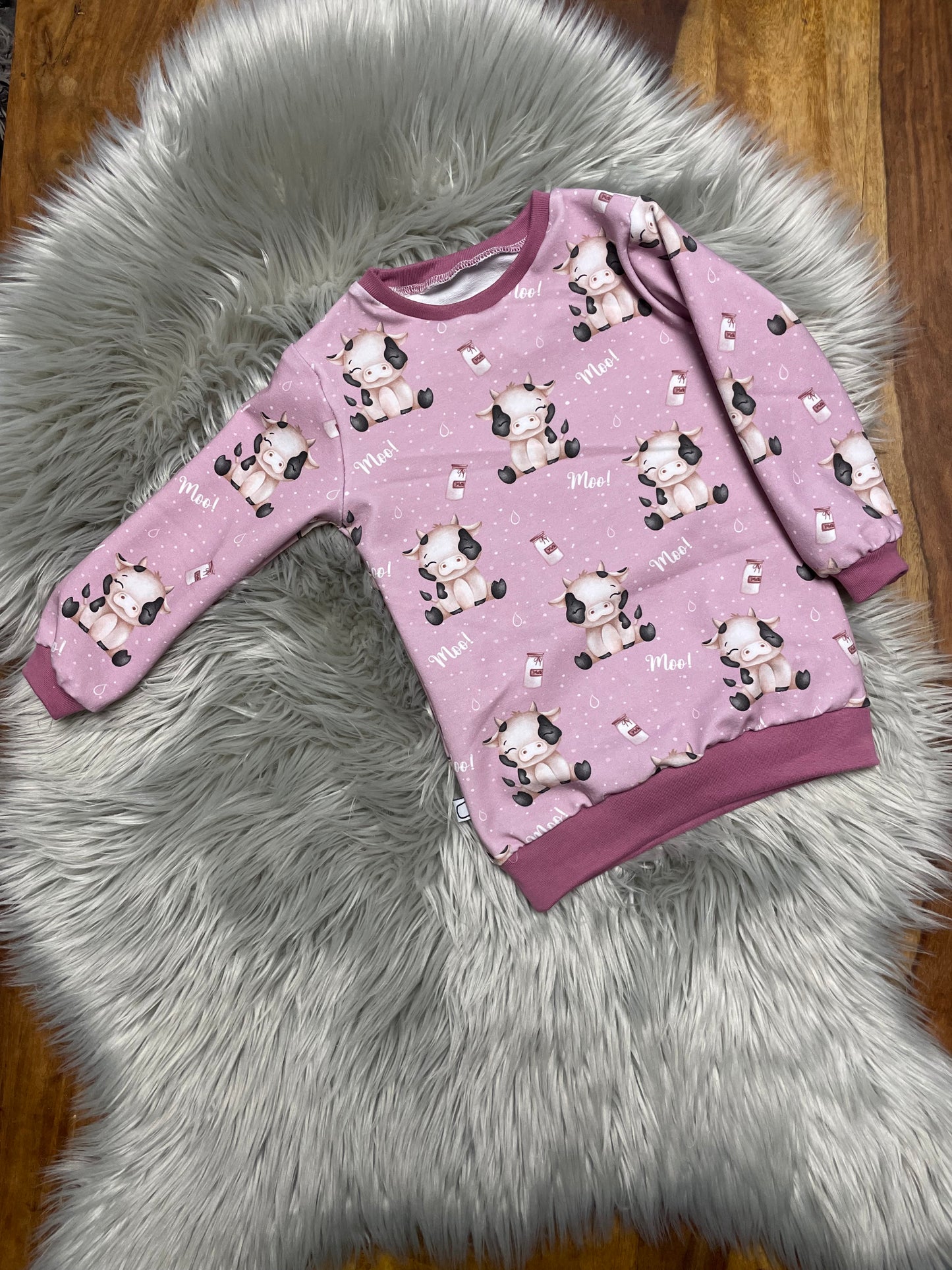 Größe: 86/92 Pulli Kühe