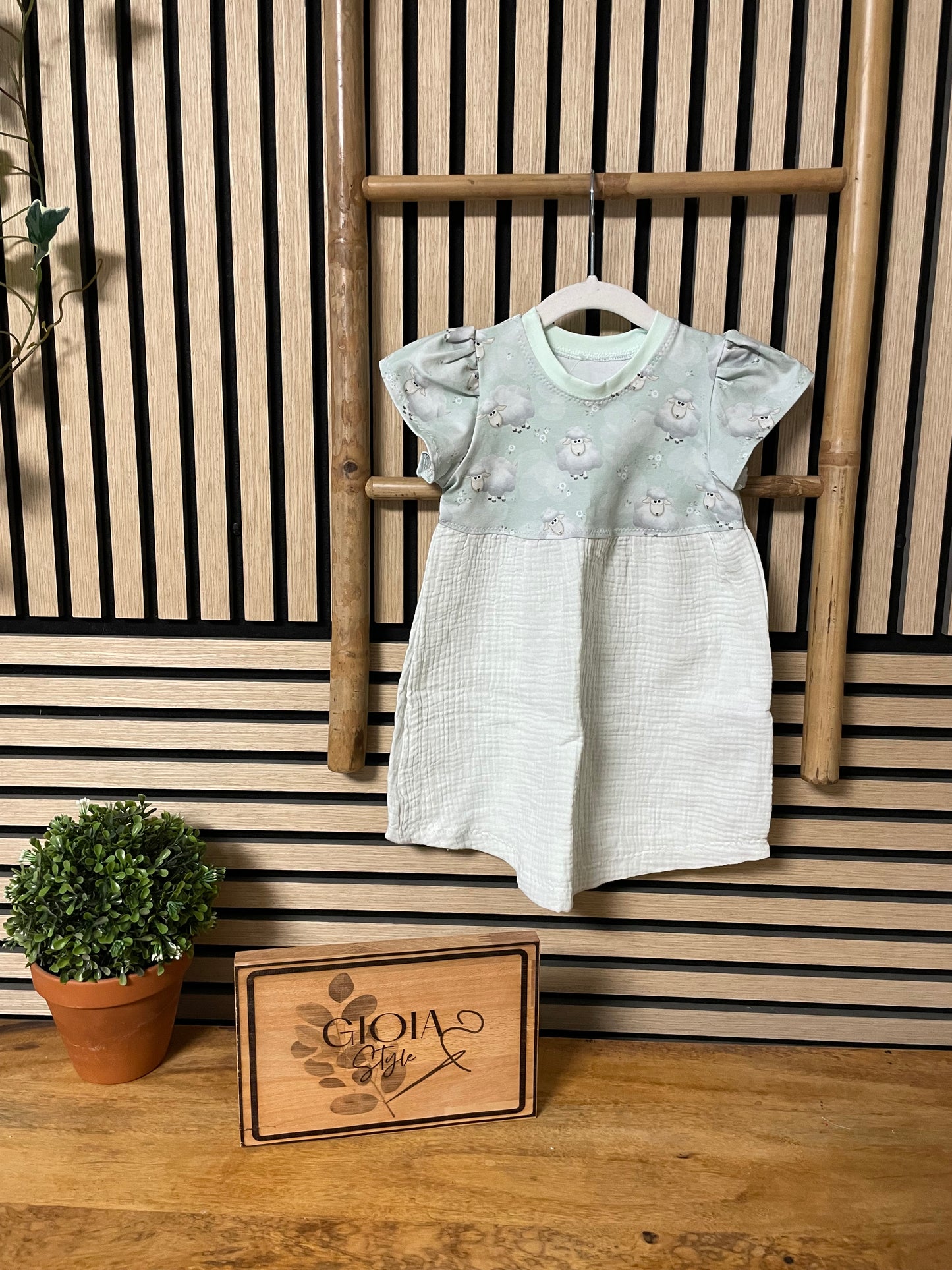 Größe: 86/92 Kleid kurzarm