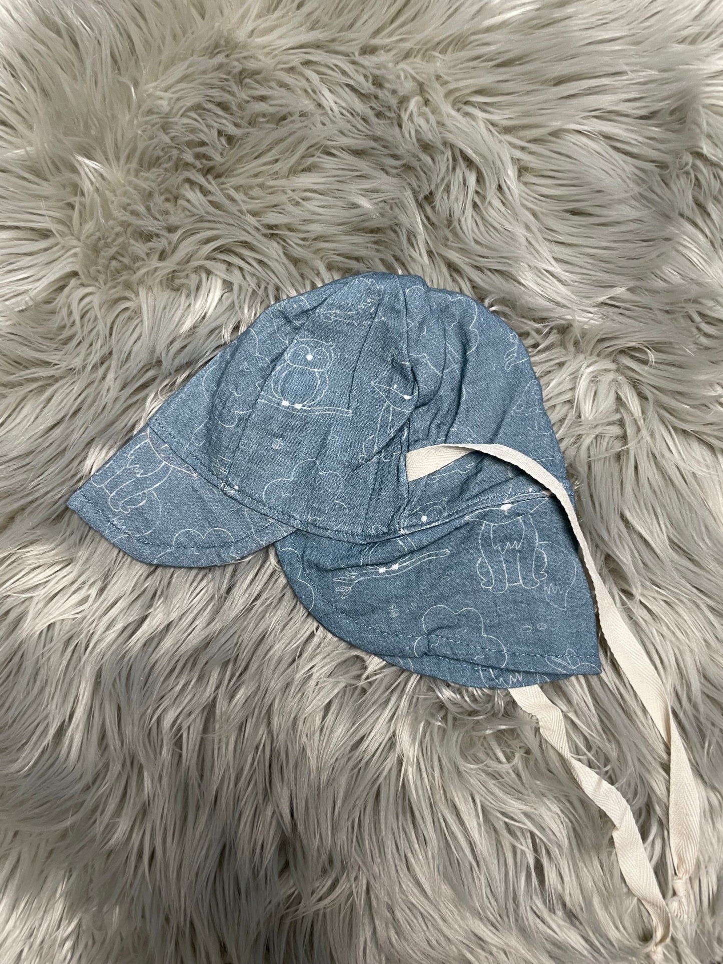 Größe: 44-48 Sonnenhut aus Musselin