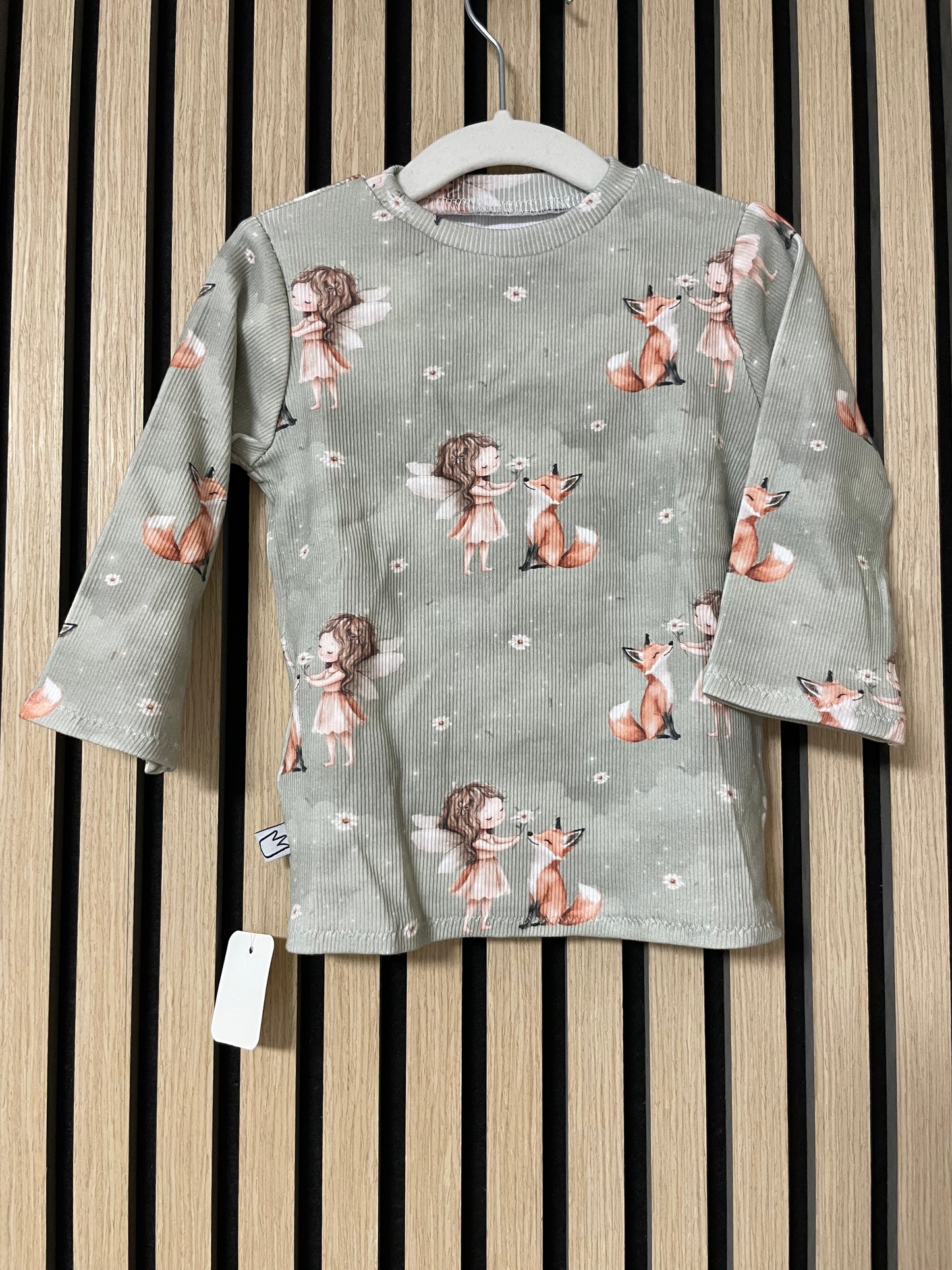 Größe: 74/80 Pulli "Ripp Jersey Fuchs"