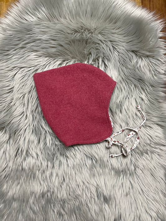 Größe: 48/49 Walkmütze "Rot"