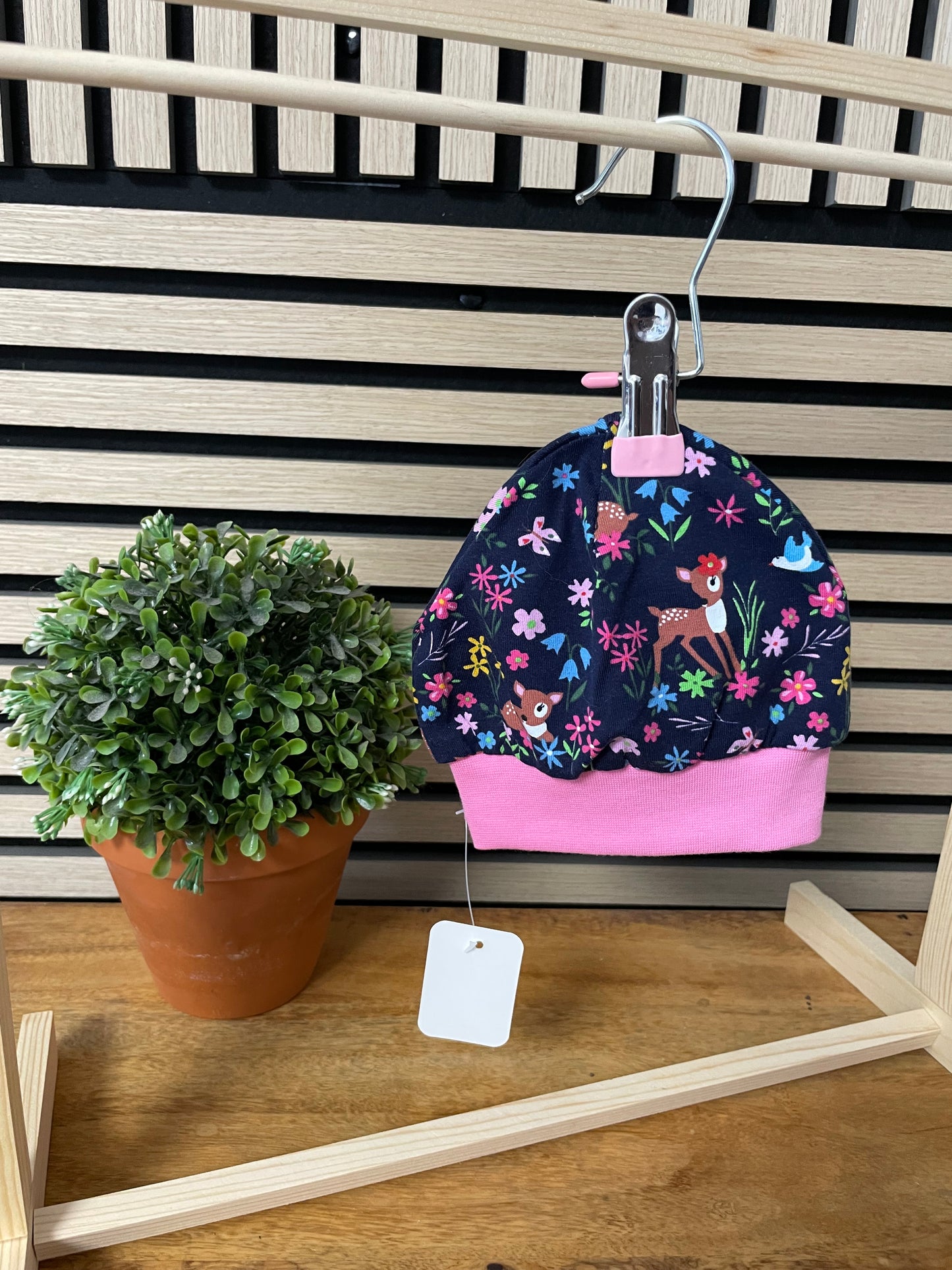 Größe: 39/40 Mütze mit Bund einlagig "Wald"