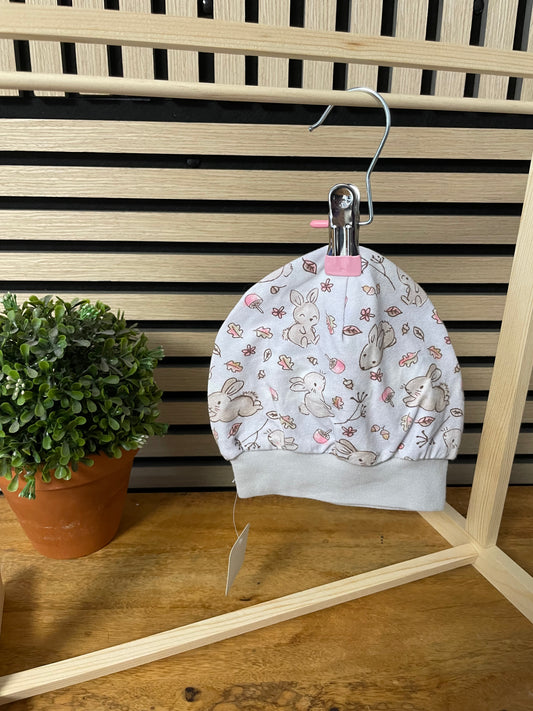 Größe: 47/48 Mütze mit Bund "Hase"