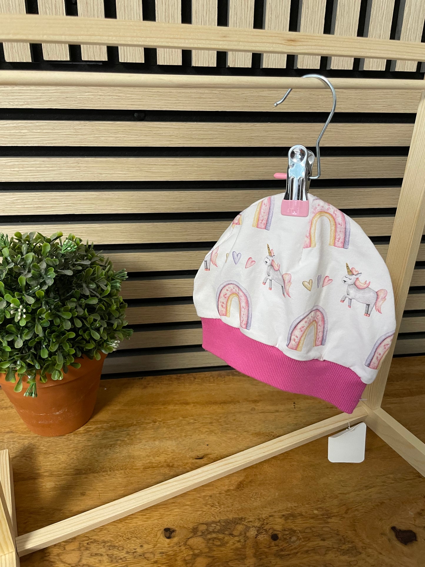 Größe: 47/48 Mütze mit Bund "unicorn"