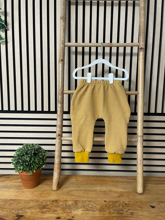 Größe: 86/92 Hose "Uni Senf"