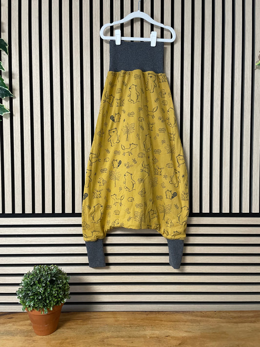 Größe: 86/98 Pucksack mit Füße "Waldtiere"