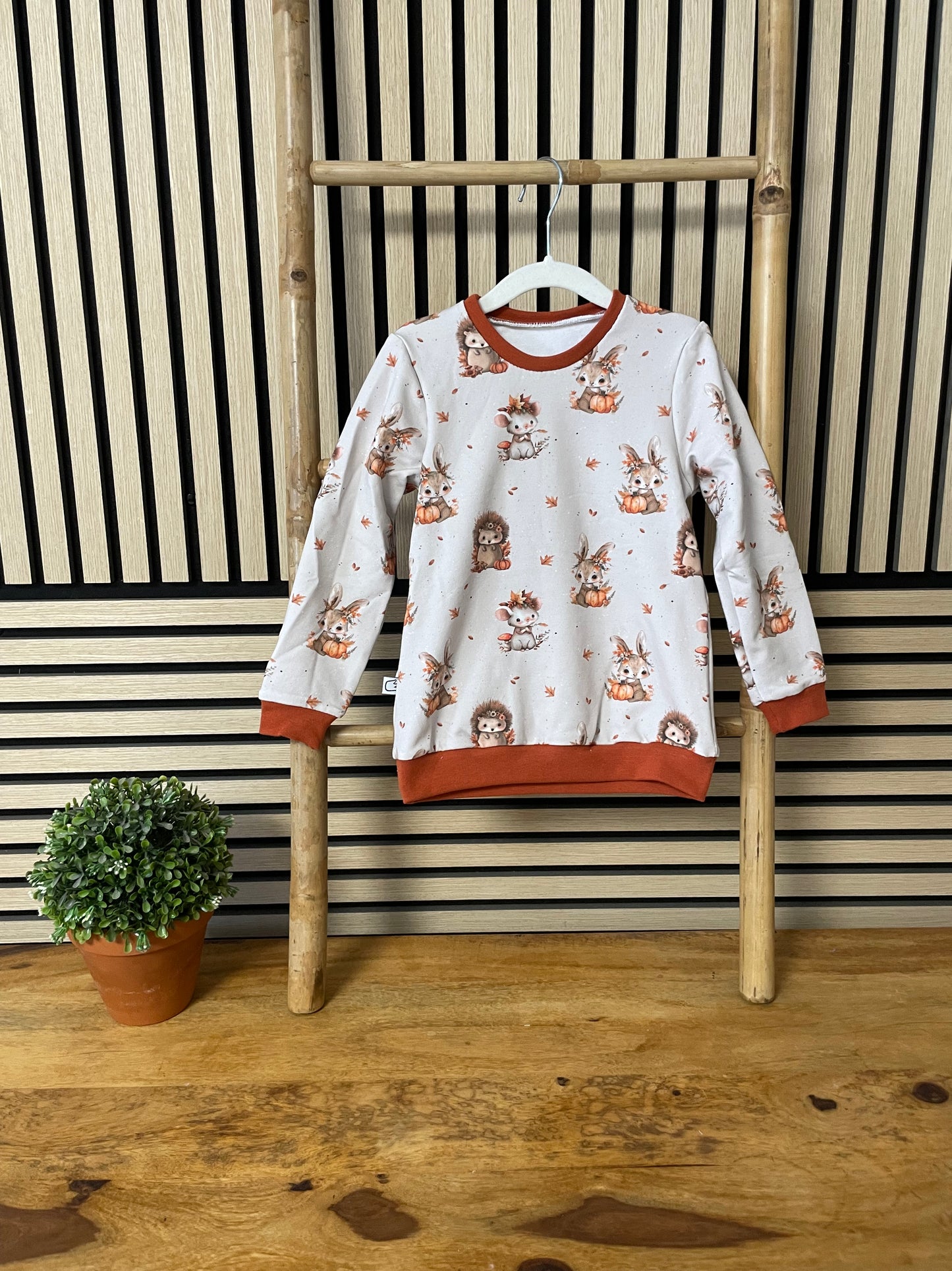 Größe: 98/104 Pulli "Waldtiere"