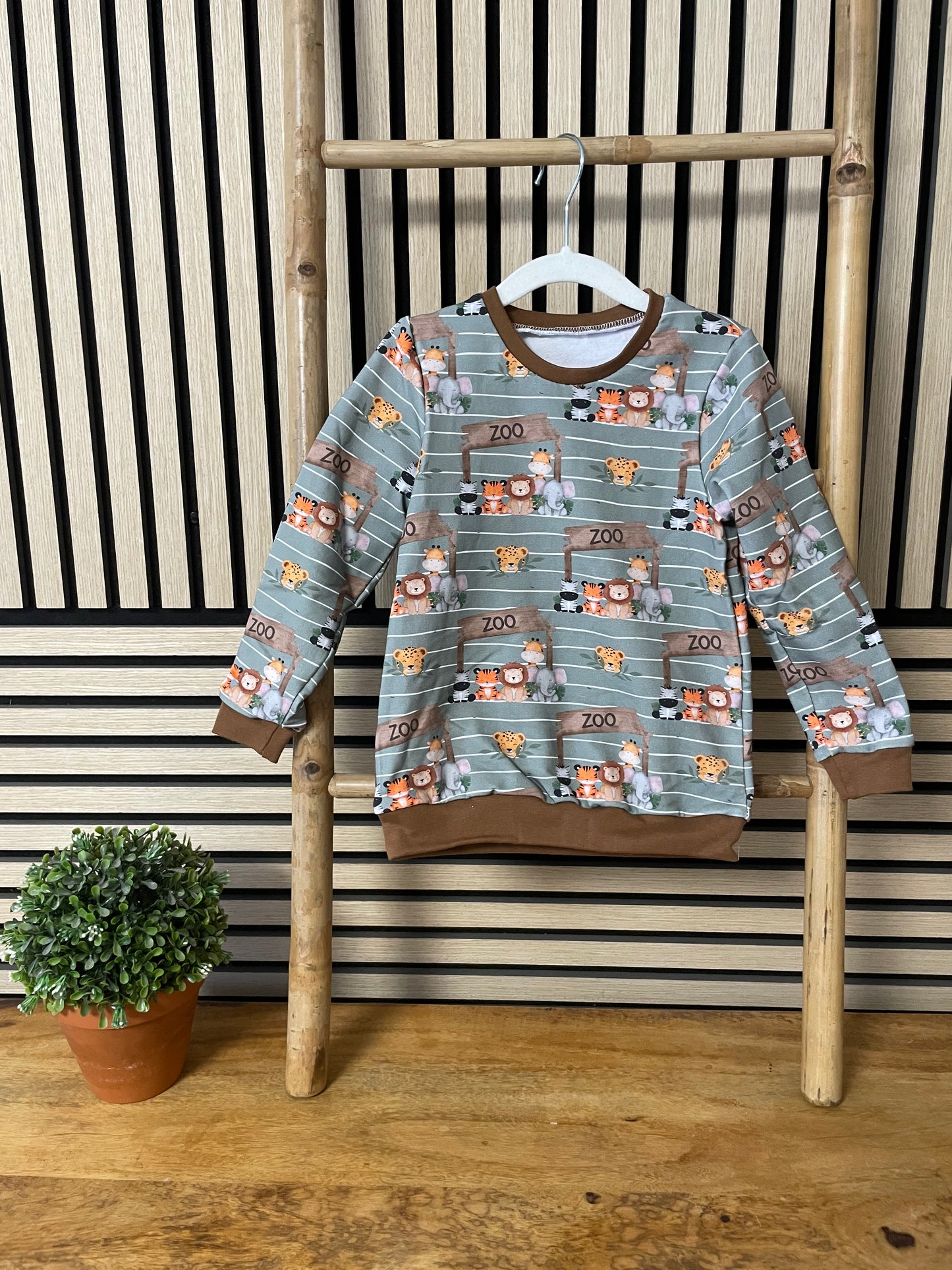 Größe: 98/104 Pulli "Zoo"