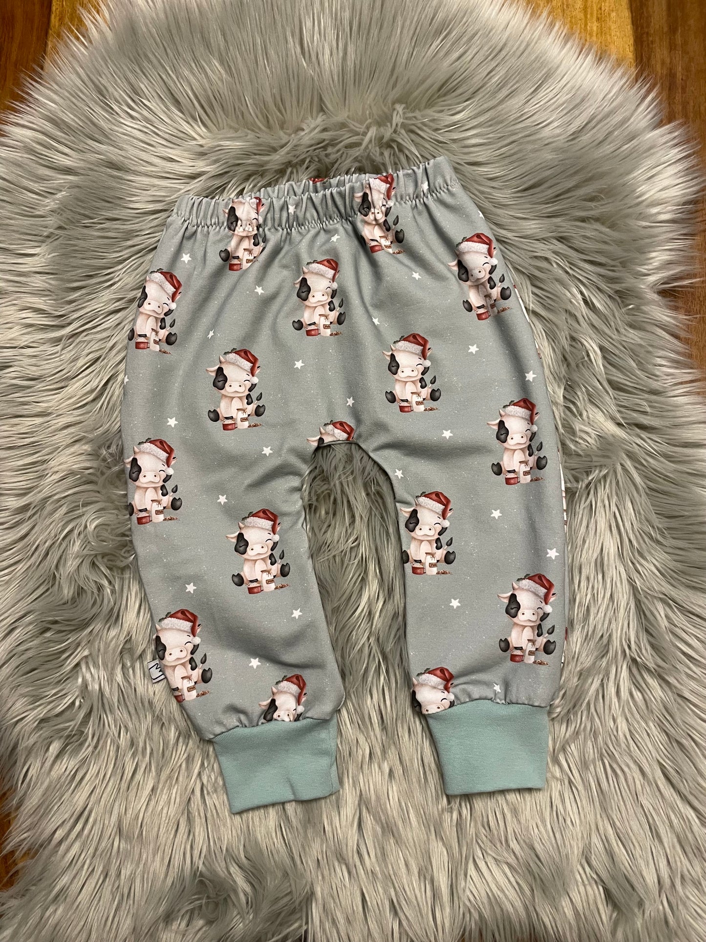 Größe: 98/104 Hose "Winter Kuh"