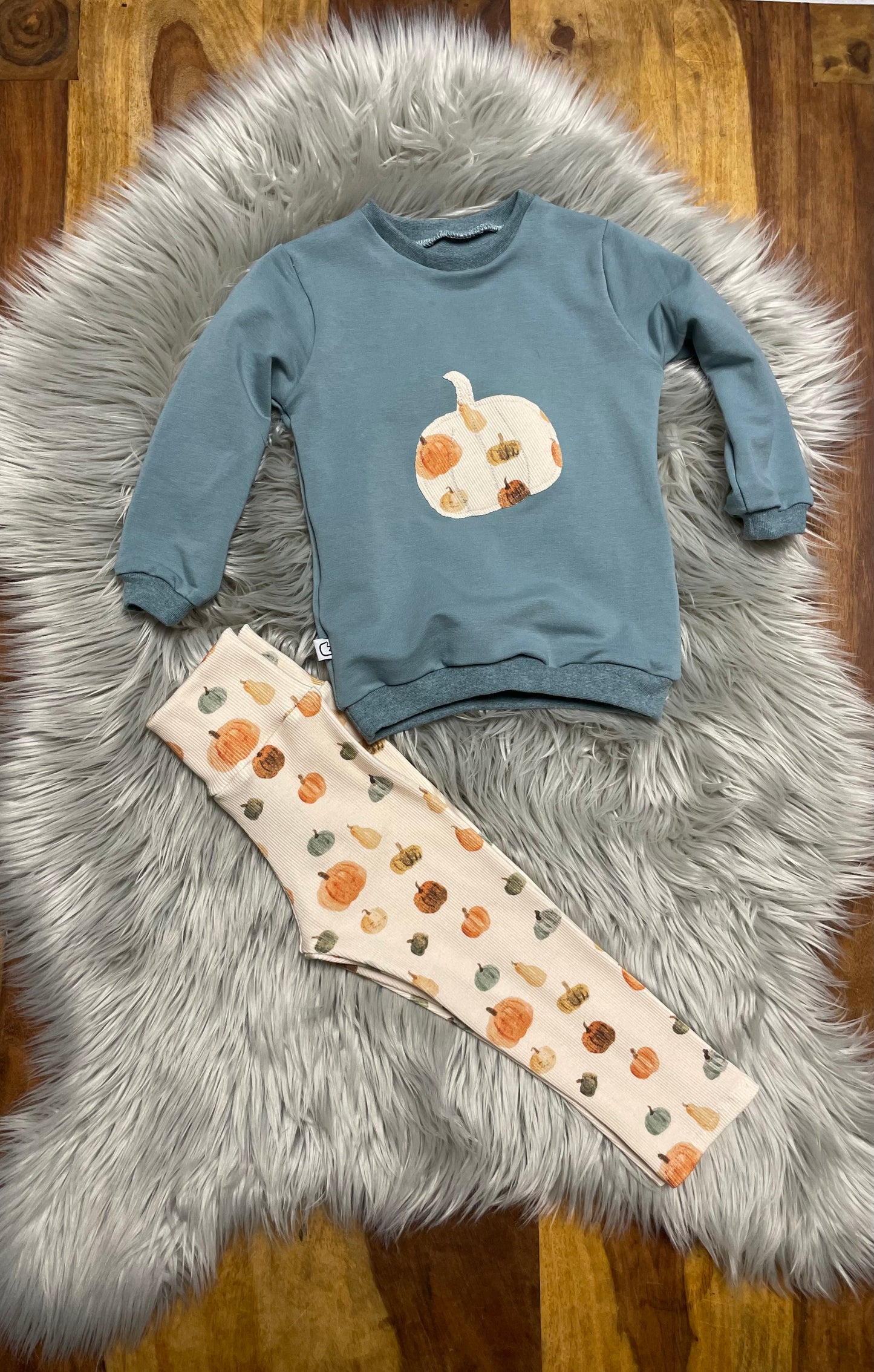 Größe: 74/80 Set "Kürbis"