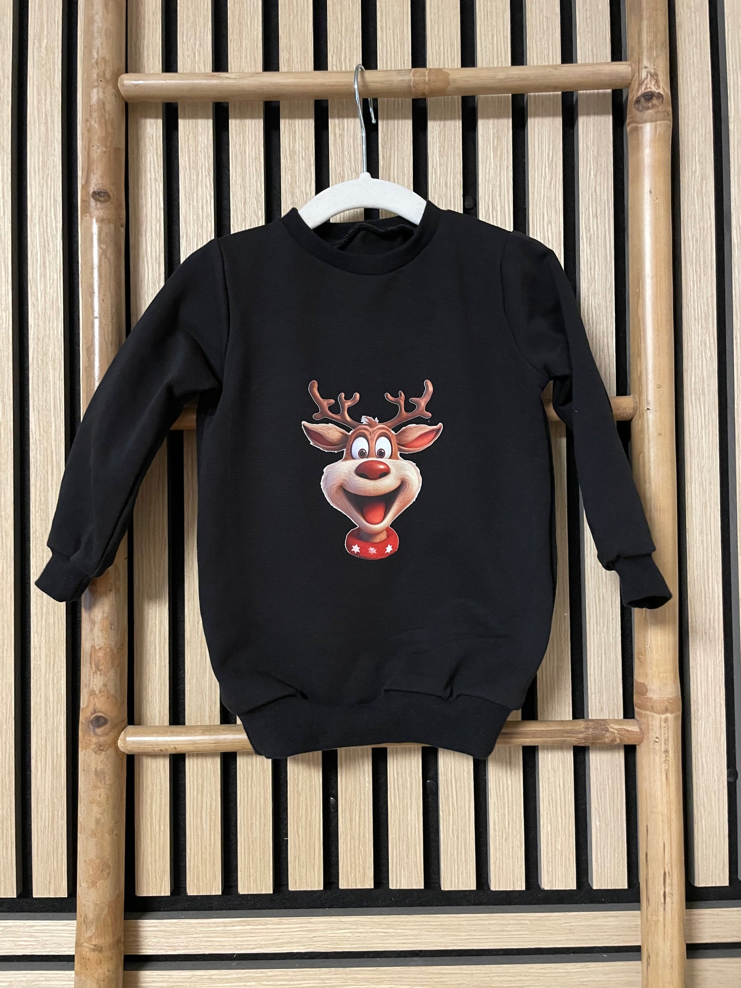 Größe: 74/80 Pullover "Rehntier"