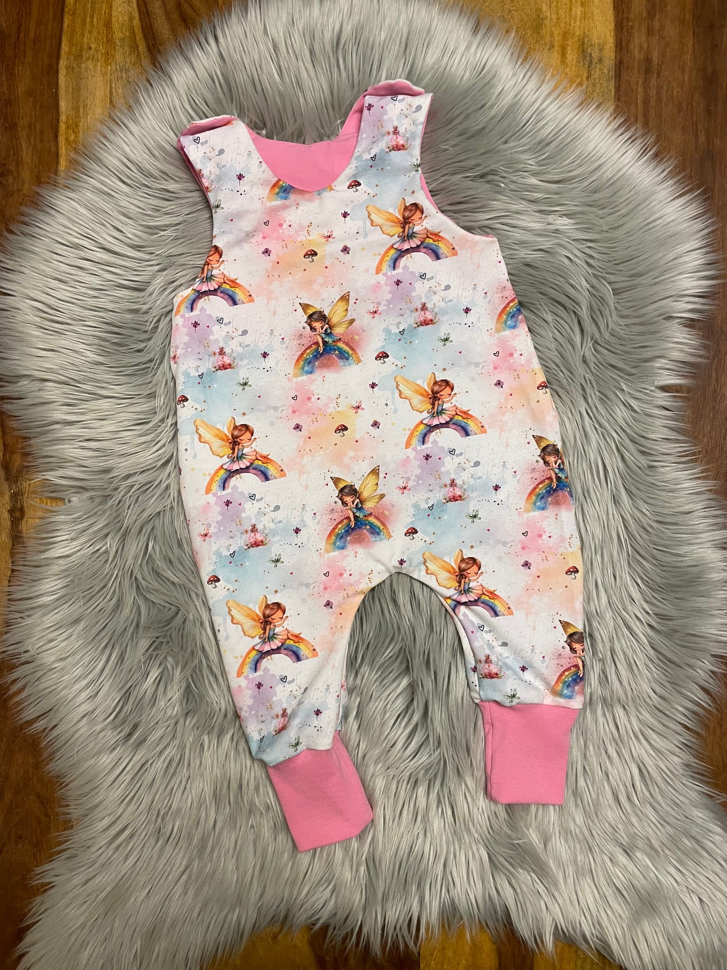 Größe: 74/80 Strampler Feenzauber