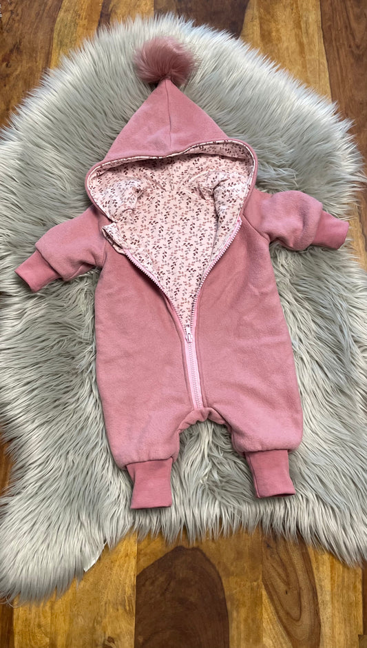 Größe: 50/56 Baumwollfleece Overall