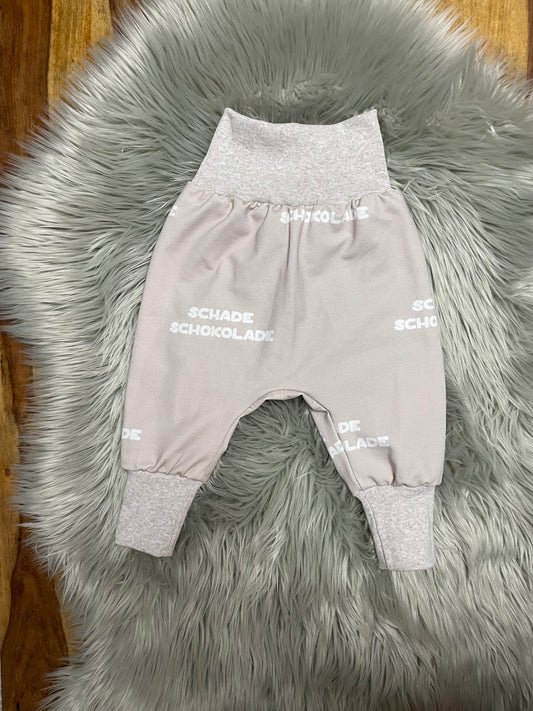 Größe: 74/80 Pumphose " Schade Schokolade"