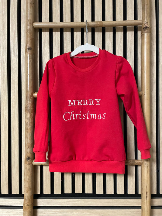 Größe: 86/92 Pullover "Merry Christmas"
