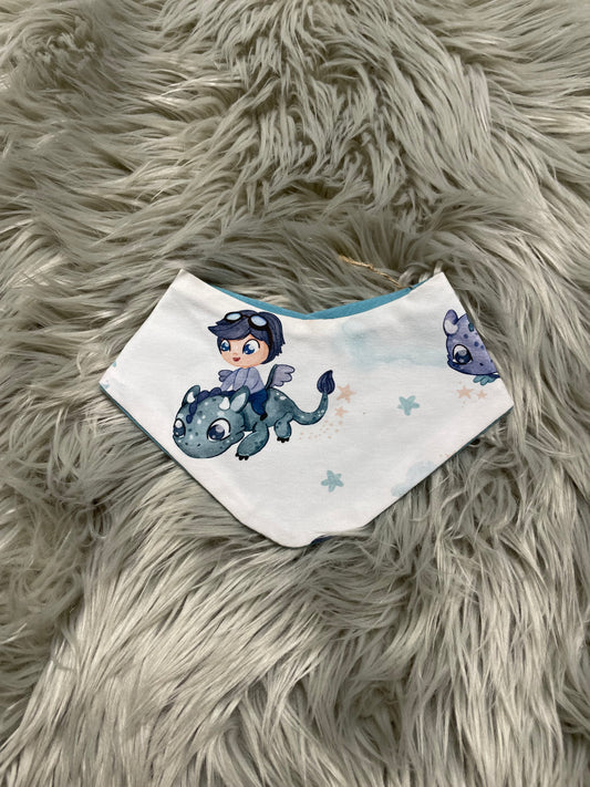 Größe: 50/74 Halstuch "Drachenreiterin"