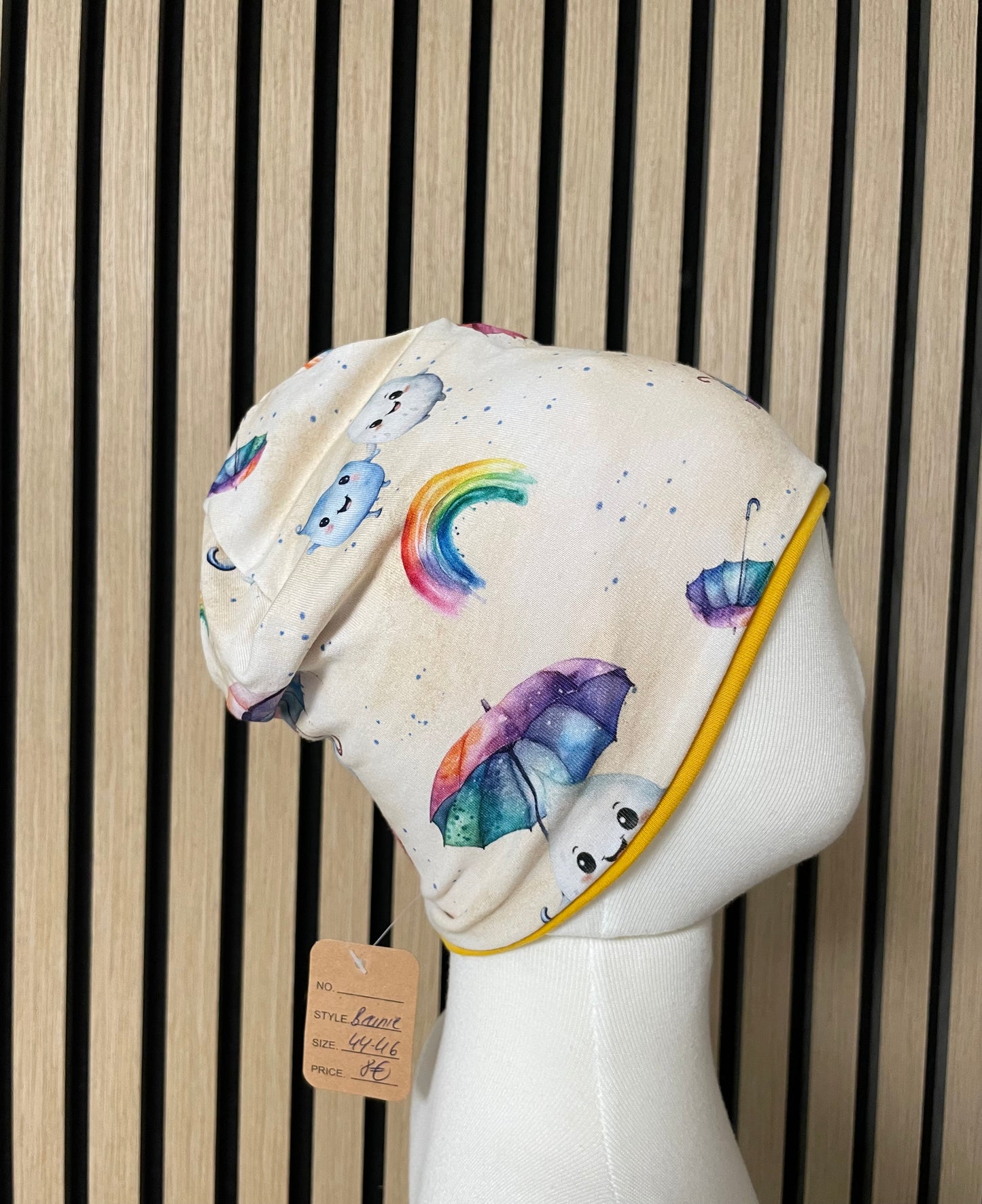 Größe: 44/46 Beanie " Regentropfen"