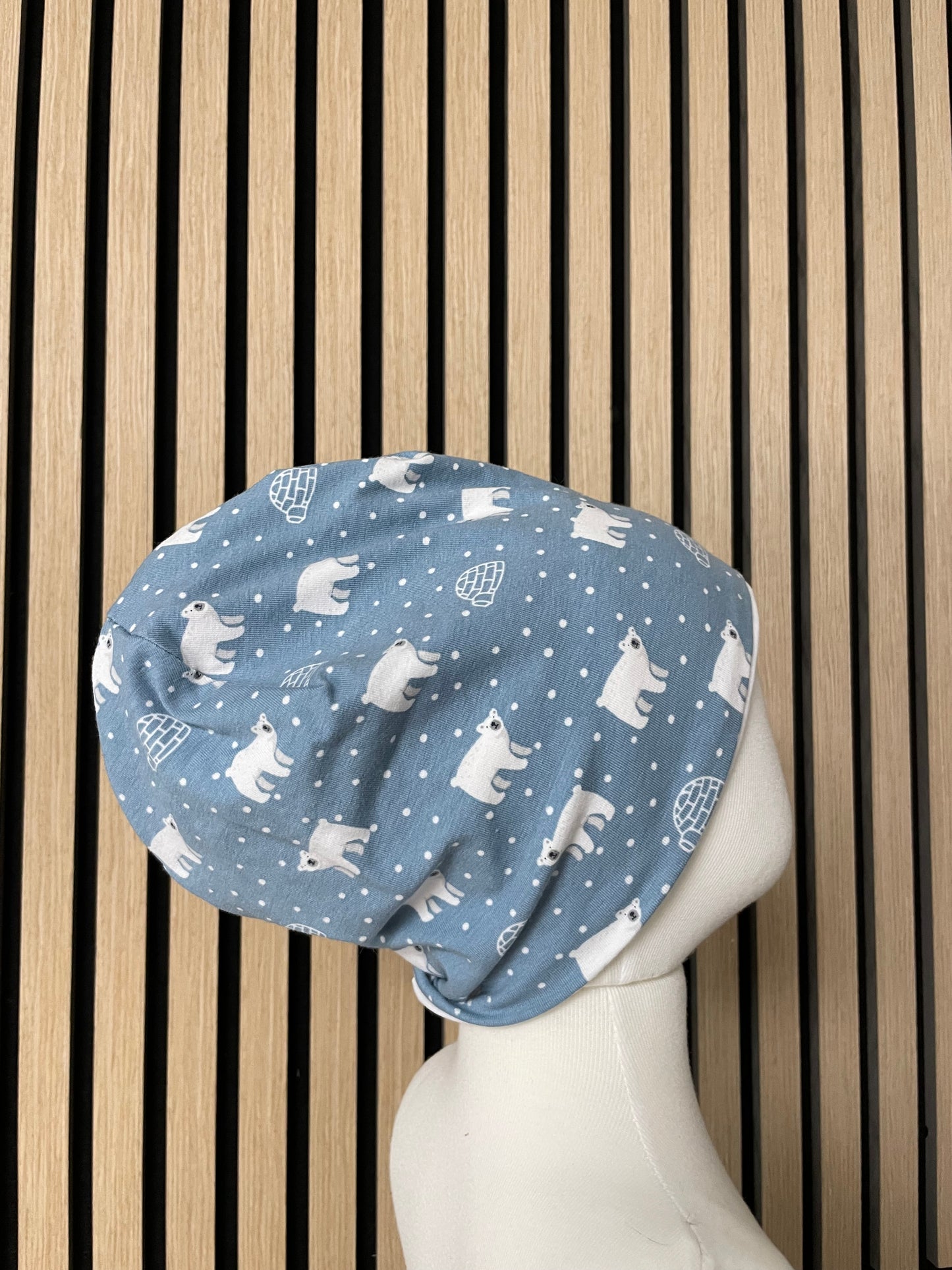 Größe: 50/52 Beanie "Eisbär"