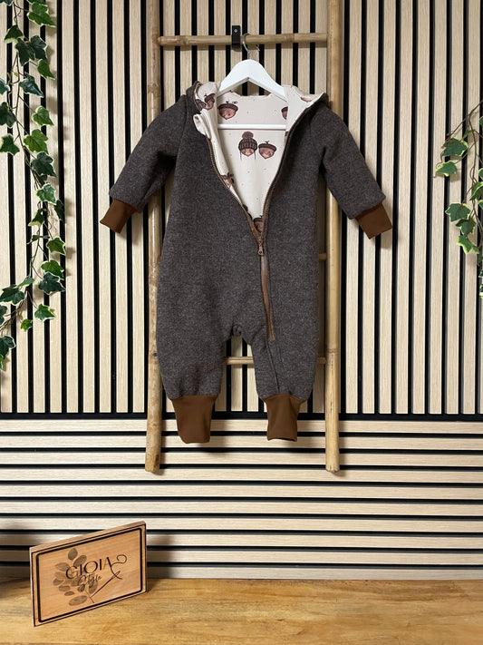 Größe: 86/92 Overall "Eicheln"