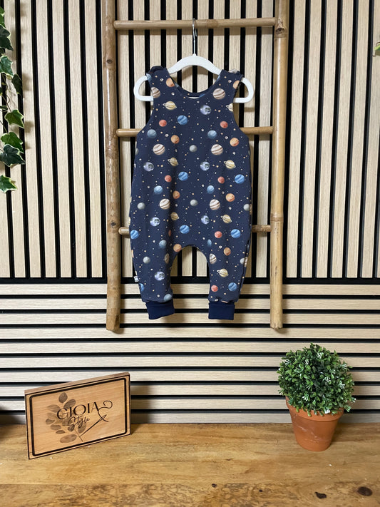 Größe: 74/80 Strampler Weltall