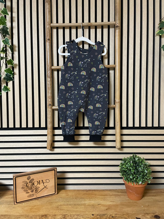 Größe: 74/80 Strampler Einhorn