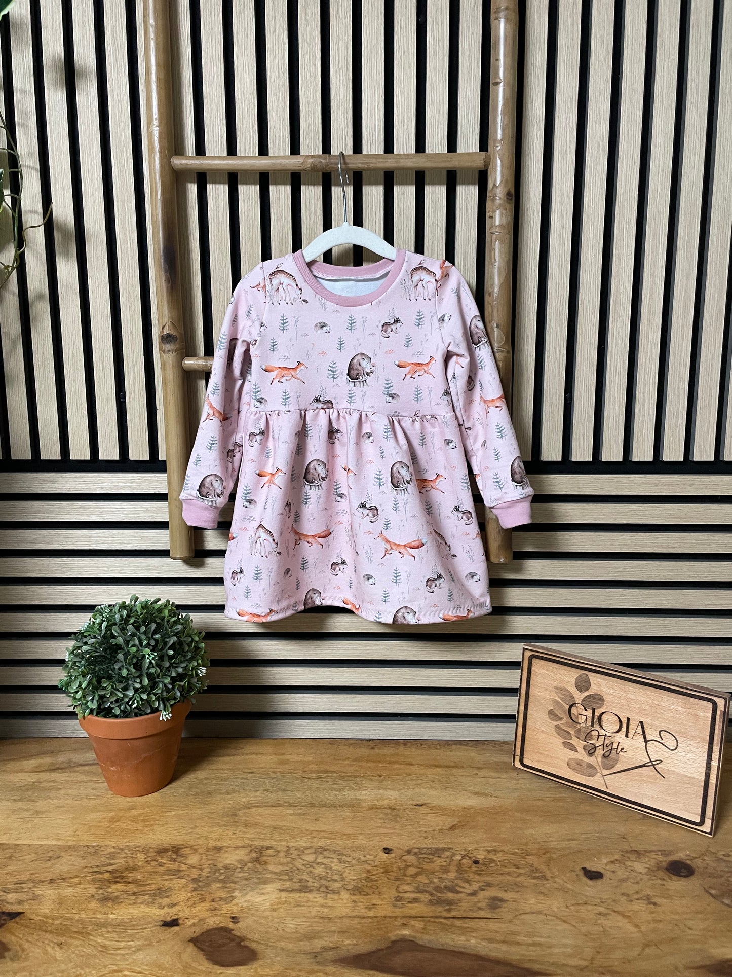Größe: 86/92 Kleid langarm