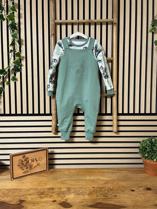 Größe: 92/98 Latzhose + Pulli Koala