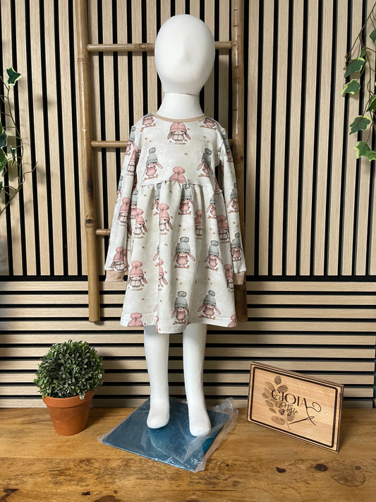 Größe: 98/104 Kleid Langarm