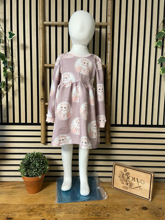 Größe: 98/104 Kleid Langärmlig