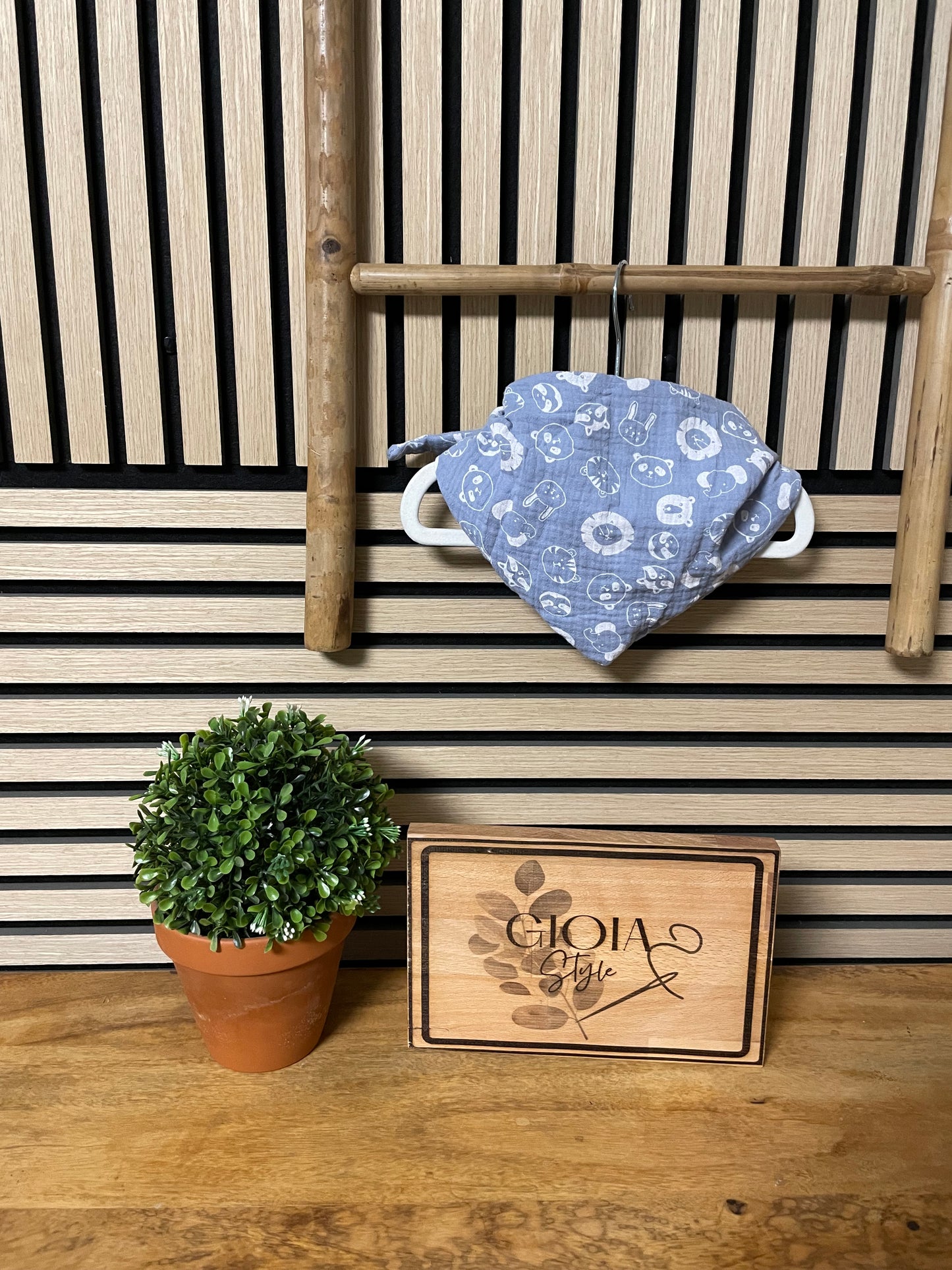 Halstuch Hellblaue Tiere