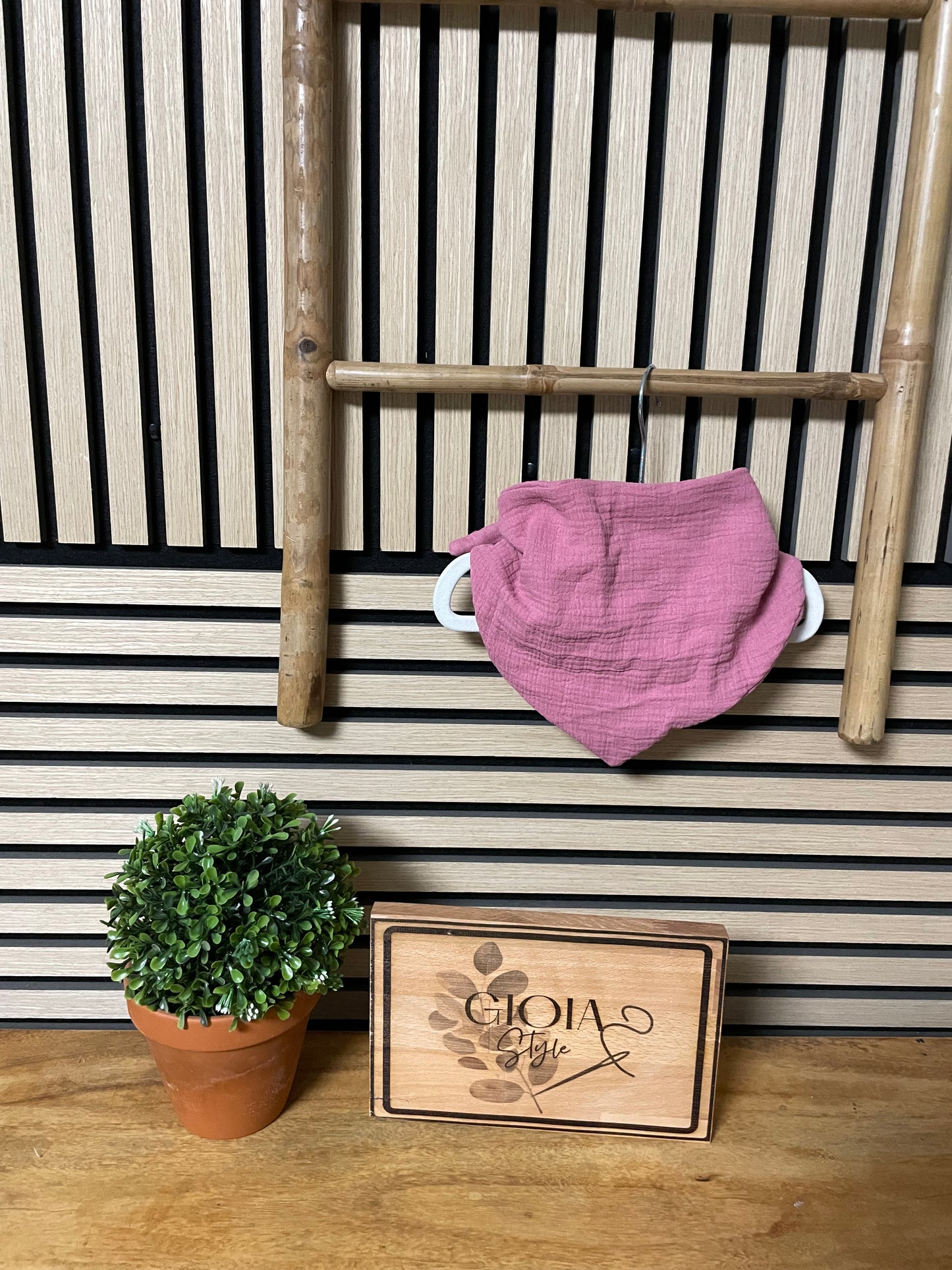 Halstuch dunkles Altrosa