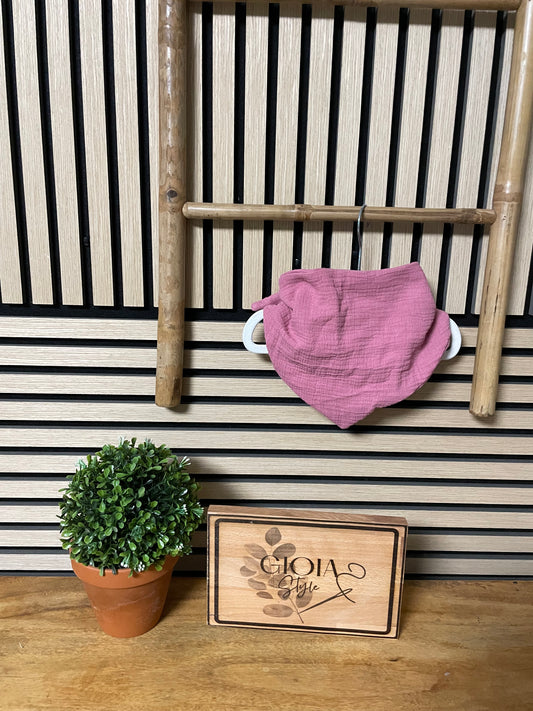 Halstuch dunkles Altrosa