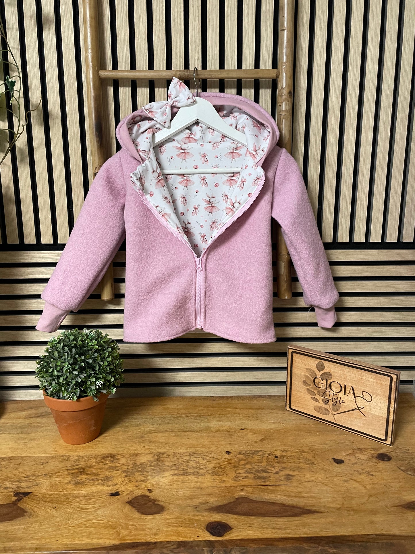 Größe: 98/104 Walkjacke