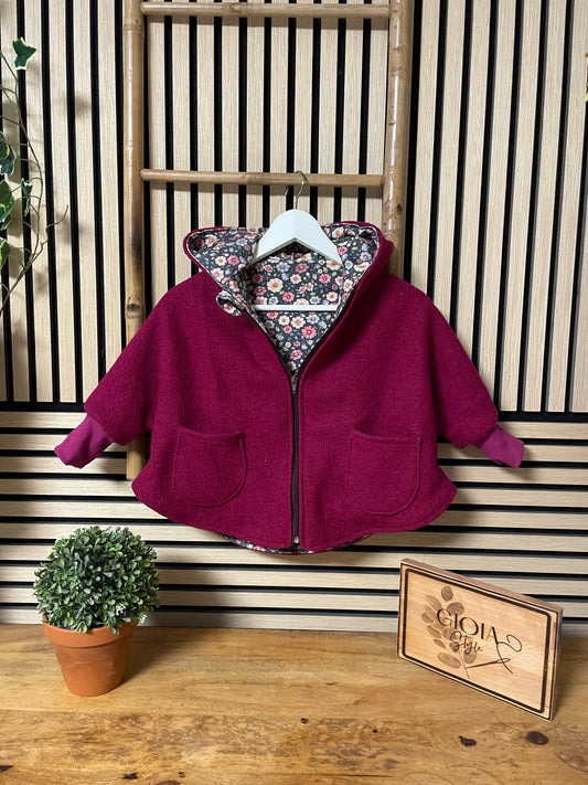 Größe: 98/104 Walkjacke/ Poncho