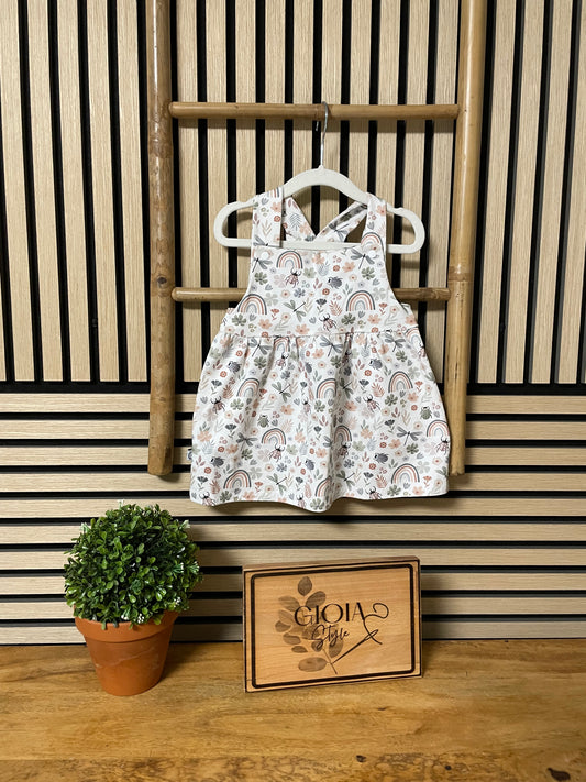 Größe: 80/86 Latzkleid