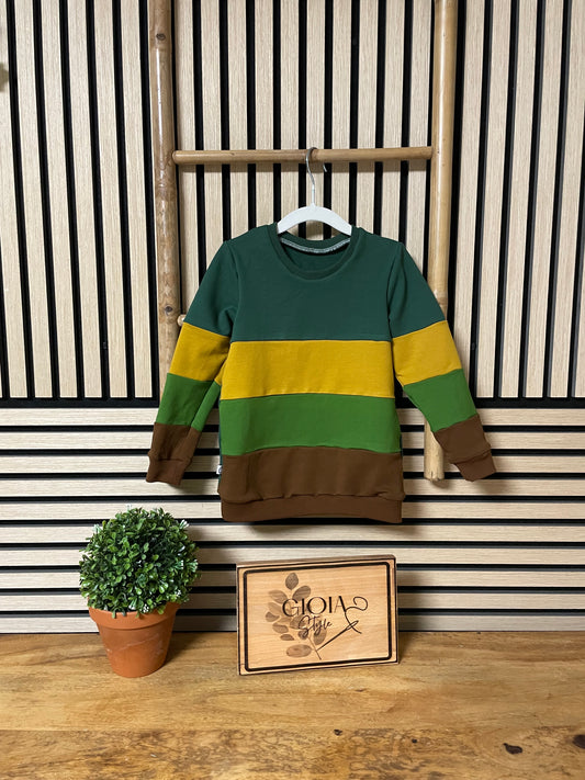 Größe: 98/104 Pulli Streifen