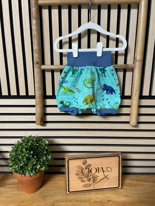 Größe: 80/92 Kurze Pumphose "Dino"