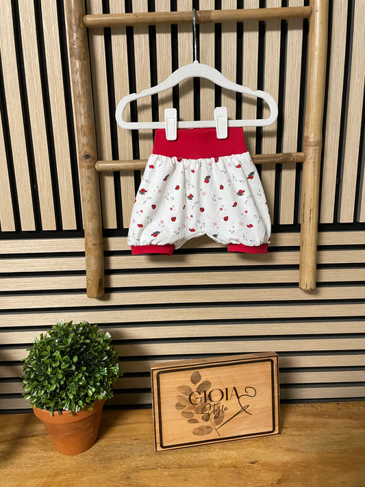 Größe: 68/74 kurze Pumphose Marienkäfer