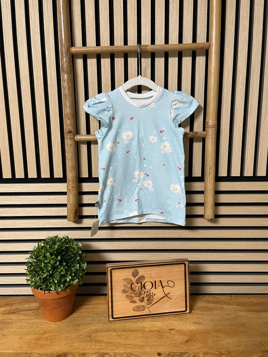 Größe: 98/104 Shirt  Gänseblümchen