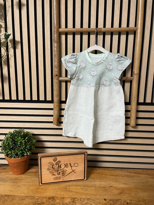 Größe: 86/92 Kleid kurzarm