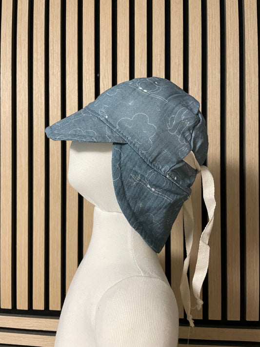 Größe: 44-48 Sonnenhut aus Musselin