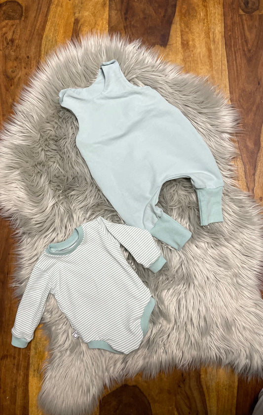 Größe: 56/62 Strampler + Body