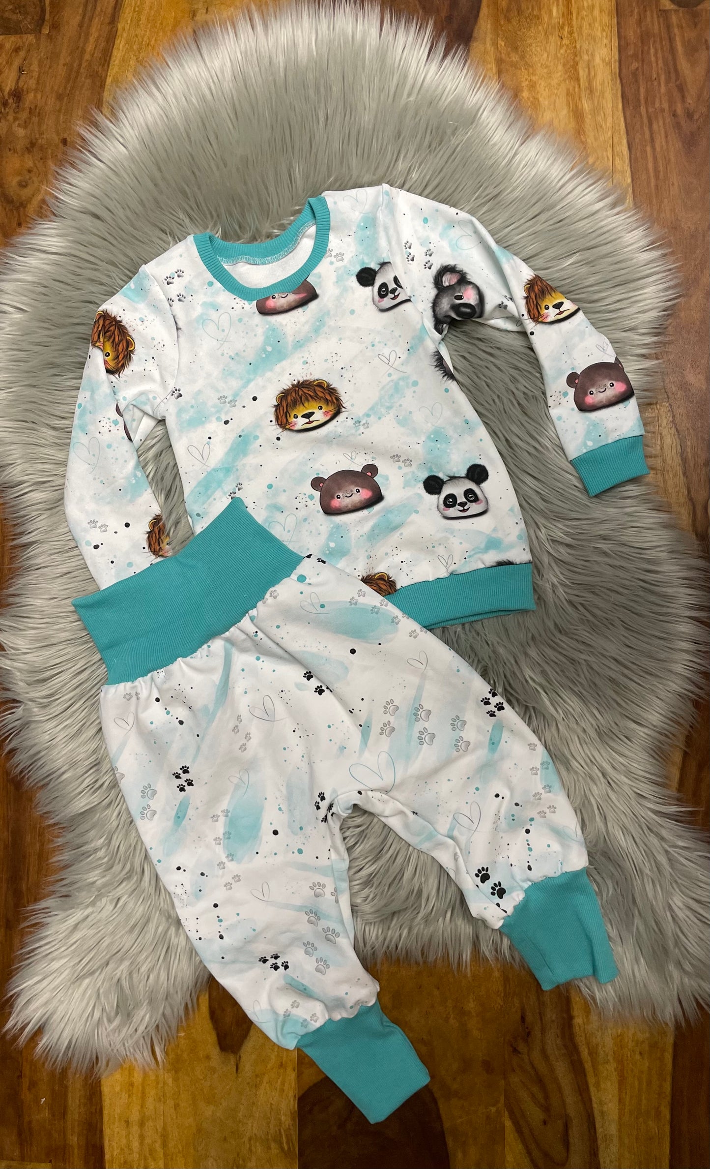 Größe: 86/92 Set Pumphose + Pulli