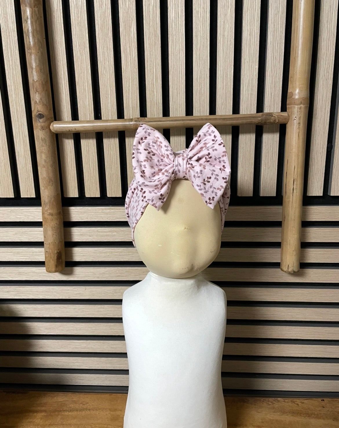 Größe: 52 Turban Mütze Flower