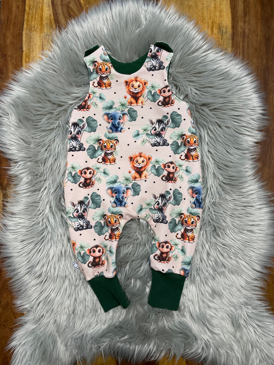 Größe: 74/80 Strampler "Animals"